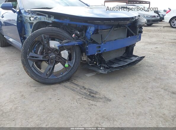1G1FH3D74R0118232 2024 CHEVROLET CAMARO Синий Вид спереди