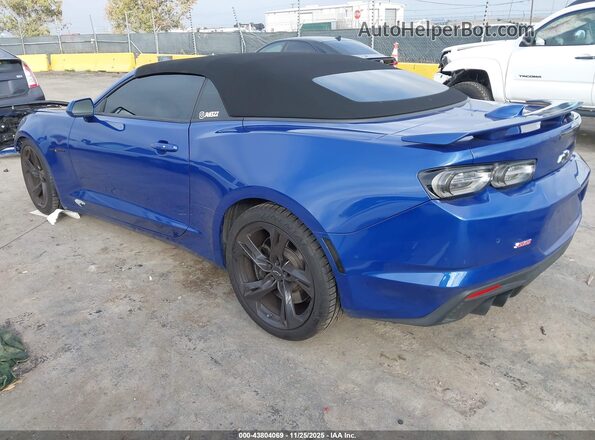 1G1FH3D74R0118232 2024 CHEVROLET CAMARO Синий Задняя левая четверть