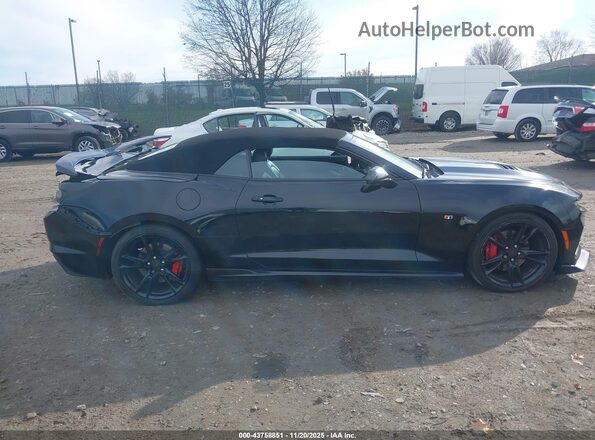 1G1FH3D76M0139107 2021 CHEVROLET CAMARO Black Widok wnętrza z tyłu