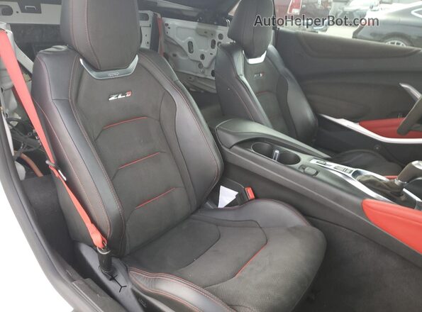 1G1FK3D67P0146046 2023 CHEVROLET CAMARO White უკანა სავარძლების ხედი