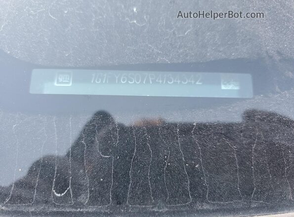 1G1FY6S07P4134342 2023 CHEVROLET BOLT Gray Widok naklejki z numerem VIN