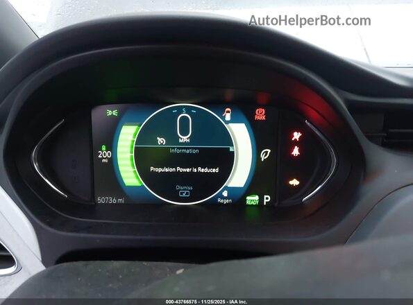 1G1FY6S09M4100950 2021 CHEVROLET BOLT Gray Widok tylnych siedzeń