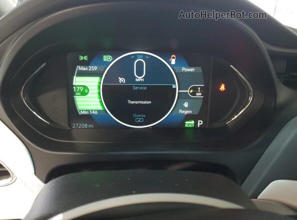 1G1FZ6S02L4146941 2020 CHEVROLET BOLT Black Vista del cuadro de instrumentos