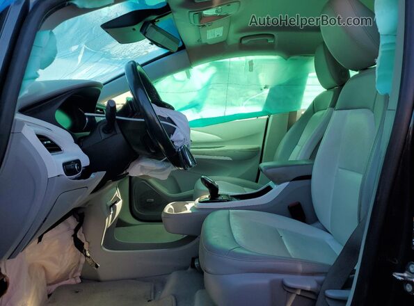 1G1FZ6S03K4100016 2019 CHEVROLET BOLT Gray Front interior view