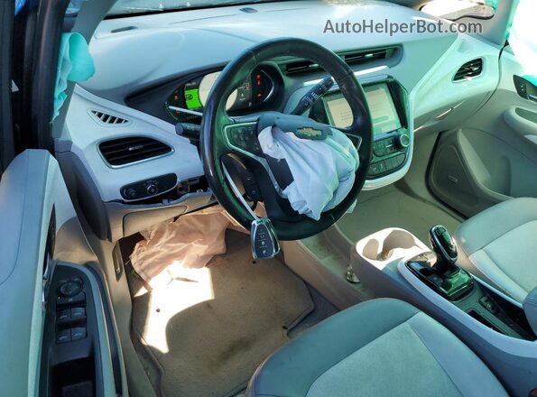 1G1FZ6S03K4100016 2019 CHEVROLET BOLT Gray Dashboard view