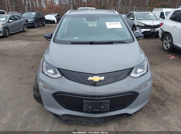 1G1FZ6S04M4100366 2021 CHEVROLET BOLT Gray Instrument cluster view