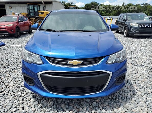 1G1JB5SB1K4149080 2019 CHEVROLET SONIC Blue Front view