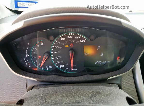 1G1JB5SB2L4121578 2020 CHEVROLET SONIC Gray Widok zestawu wskaźników