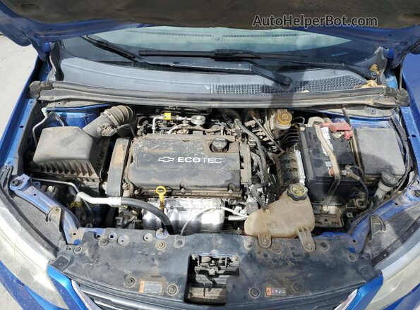 1G1JB5SH5H4159107 2017 CHEVROLET SONIC Синий Вид задней части салона