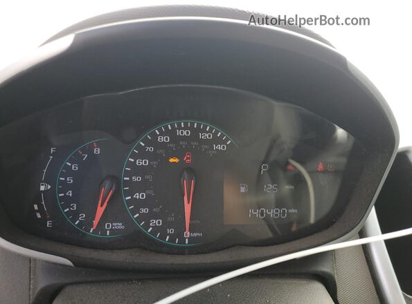 1G1JB5SH5H4159107 2017 CHEVROLET SONIC Синий Вид щитка приборов