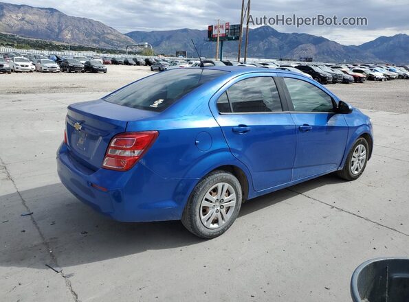 1G1JB5SH5H4159107 2017 CHEVROLET SONIC Синий Задняя правая четверть