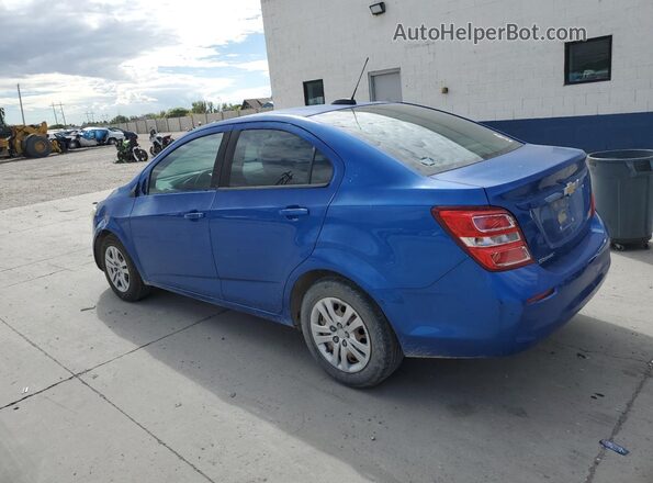 1G1JB5SH5H4159107 2017 CHEVROLET SONIC Синий Задняя левая четверть