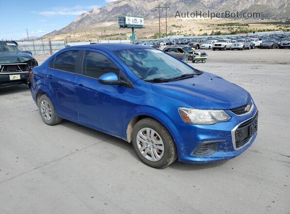 1G1JB5SH5H4159107 2017 CHEVROLET SONIC Синий Передняя правая четверть