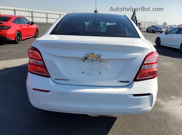 1G1JF5SB3L4112800 2020 CHEVROLET SONIC White Widok z tyłu