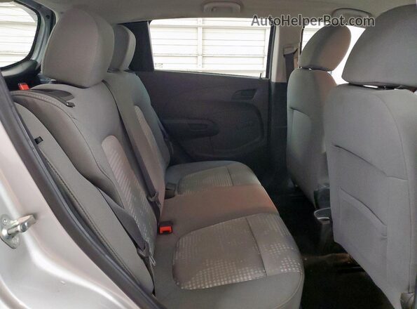 1G1JG6SB0L4124535 2020 CHEVROLET SONIC Серебряный Вид задних сидений