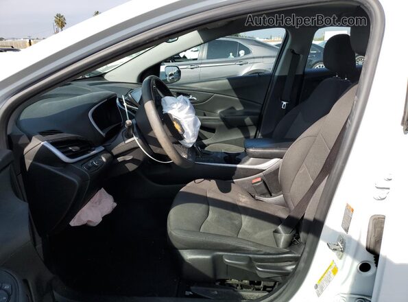 1G1RC6S52KU108750 2019 CHEVROLET VOLT Белый Вид салона спереди