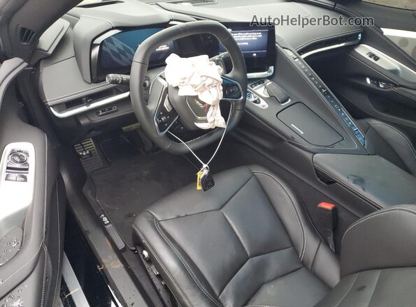 1G1Y72D46L5118948 2020 CHEVROLET CORVETTE Black Widok deski rozdzielczej