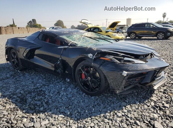 1G1Y83D42L5113751 2020 CHEVROLET CORVETTE Black Przód prawy