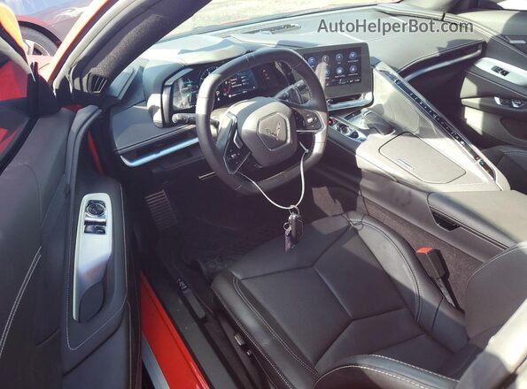 1G1YA2D43P5138243 2023 CHEVROLET CORVETTE Red წინა პანელის ხედი
