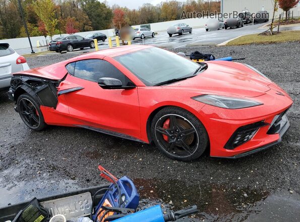 1G1YA2D43P5138243 2023 CHEVROLET CORVETTE Red წინა მარჯვენა