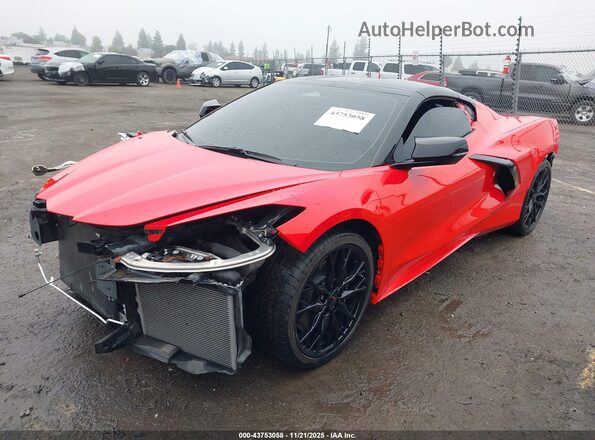 1G1YA2D44R5113581 2024 CHEVROLET CORVETTE Красный Передняя левая четверть
