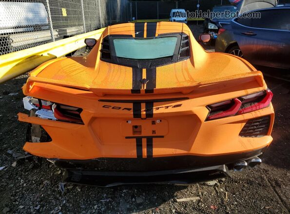 1G1YA2D45P5120522 2023 CHEVROLET CORVETTE Orange უკანა ხედი