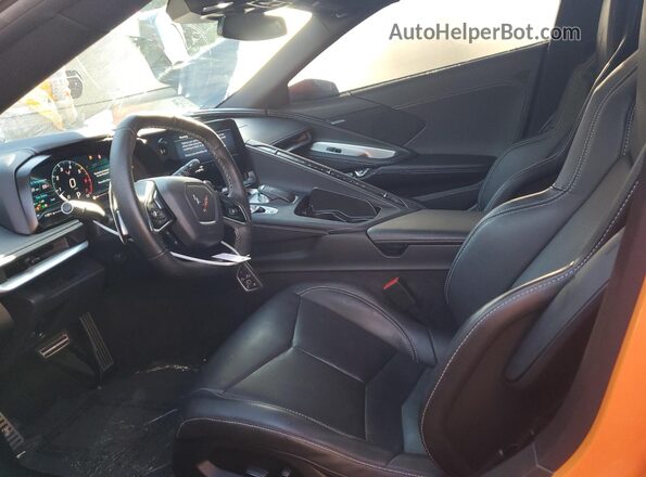 1G1YA2D45P5120522 2023 CHEVROLET CORVETTE Orange წინა სალონის ხედი