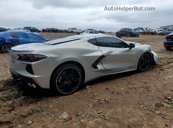 1G1YA2D49N5104403 2022 CHEVROLET CORVETTE Silver Trasero derecho
