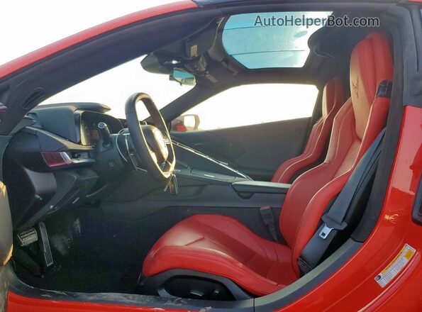 1G1YA2D49P5137839 2023 CHEVROLET CORVETTE Red Սալոնի դիմացի տեսք