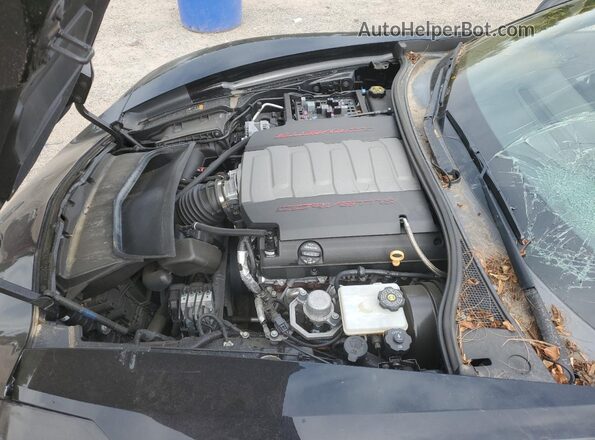 1G1YA2D70K5119040 2019 CHEVROLET CORVETTE Черный Вид задней части салона