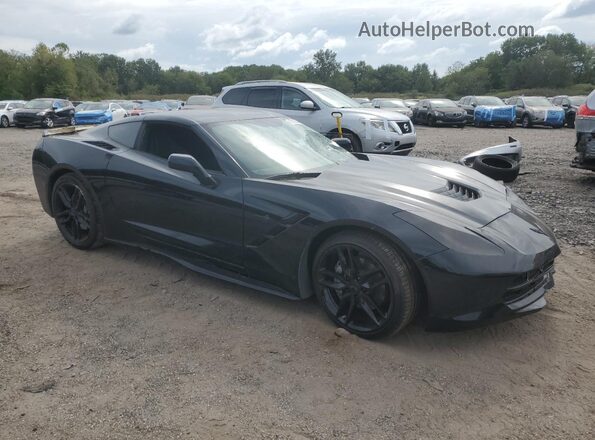 1G1YA2D70K5119040 2019 CHEVROLET CORVETTE Черный Передняя правая четверть