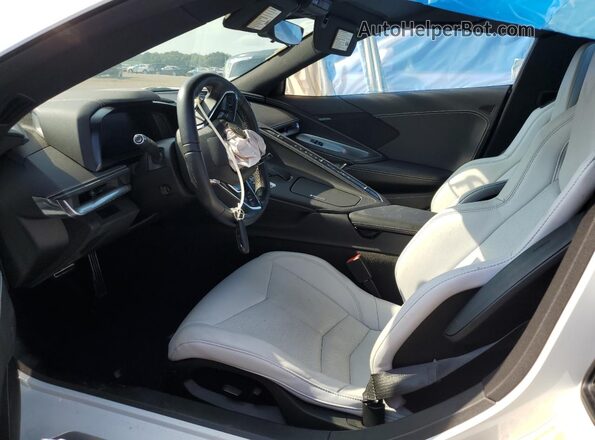 1G1YA3D42N5101221 2022 CHEVROLET CORVETTE White Widok wnętrza z przodu