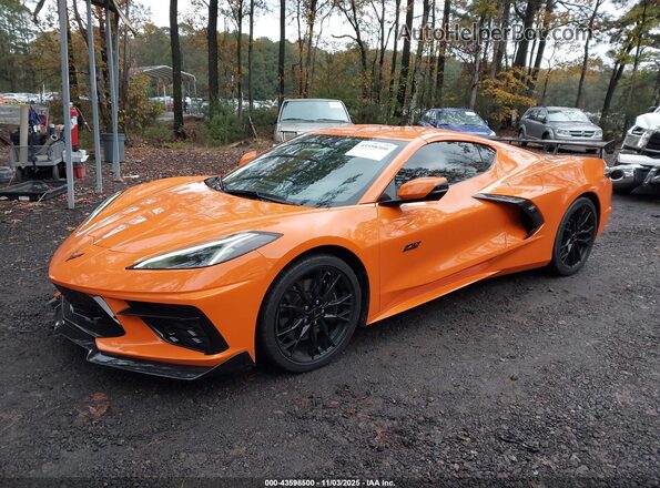 1G1YB2D40P5125611 2023 CHEVROLET CORVETTE Orange Front left