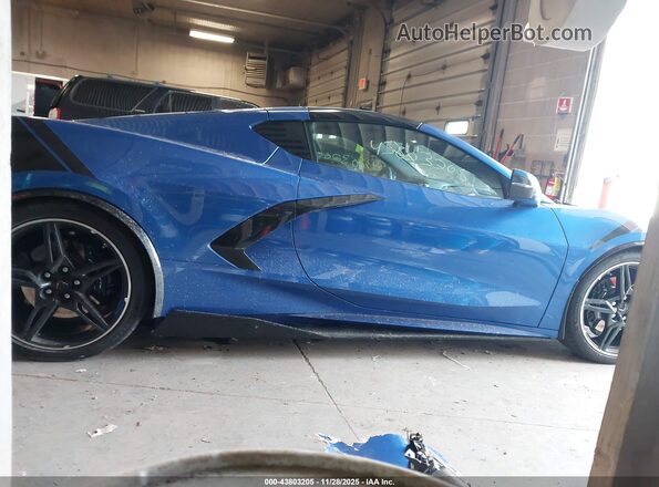1G1YB2D41M5102124 2021 CHEVROLET CORVETTE Blue Սալոնի 360 աստիճան տեսք