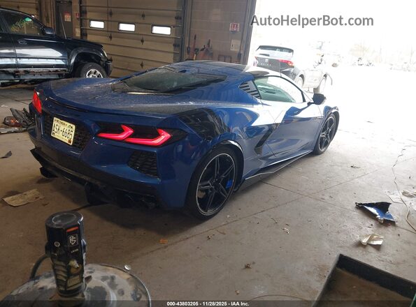 1G1YB2D41M5102124 2021 CHEVROLET CORVETTE Blue Հետևի աջ