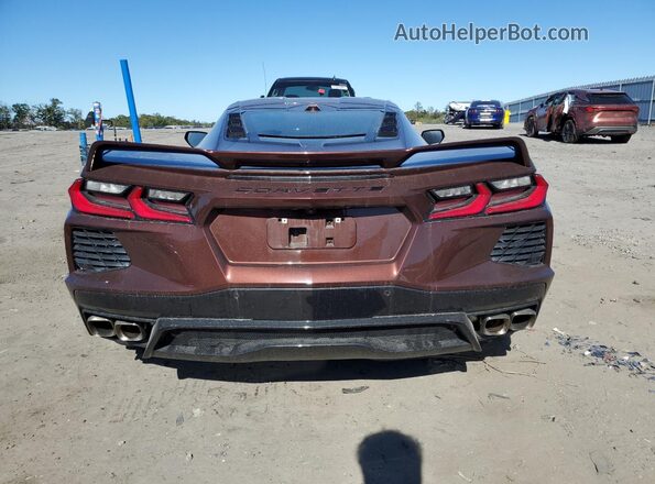1G1YB2D49P5126529 2023 CHEVROLET CORVETTE Brown Widok z tyłu