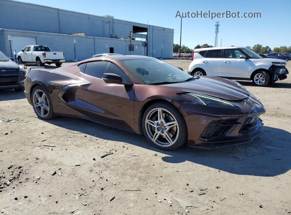 1G1YB2D49P5126529 2023 CHEVROLET CORVETTE Brown Przód prawy