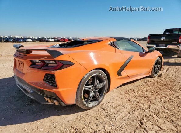 1G1YC2D43N5102432 2022 CHEVROLET CORVETTE Оранжевый Задняя правая четверть