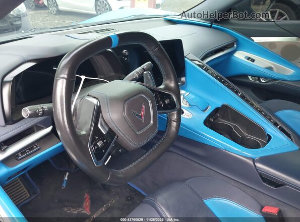 1G1YC2D46P5105411 2023 CHEVROLET CORVETTE Blue Vista interior delantera