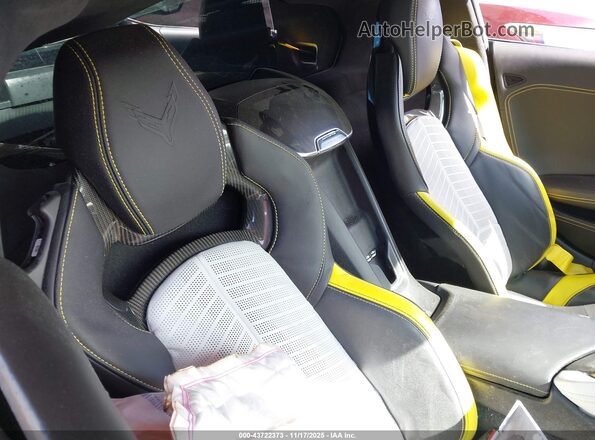 1G1YC2D48M5105759 2021 CHEVROLET CORVETTE Blue VIN კოდის სტიკერის ხედი
