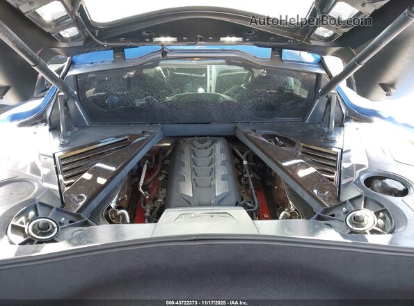 1G1YC2D48M5105759 2021 CHEVROLET CORVETTE Blue უკანა ხედი