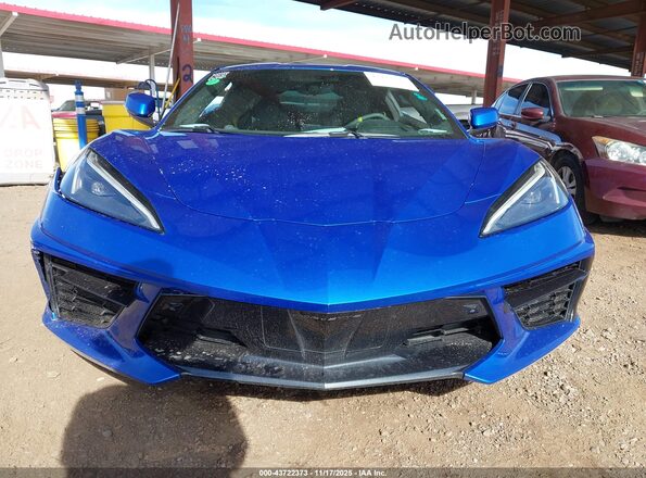 1G1YC2D48M5105759 2021 CHEVROLET CORVETTE Blue ხელსაწყოთა პანელის ხედი