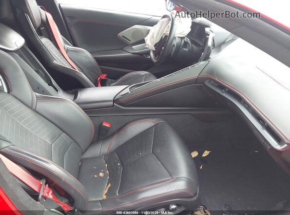 1G1YC3D41M5125955 2021 CHEVROLET CORVETTE Red Front interior view
