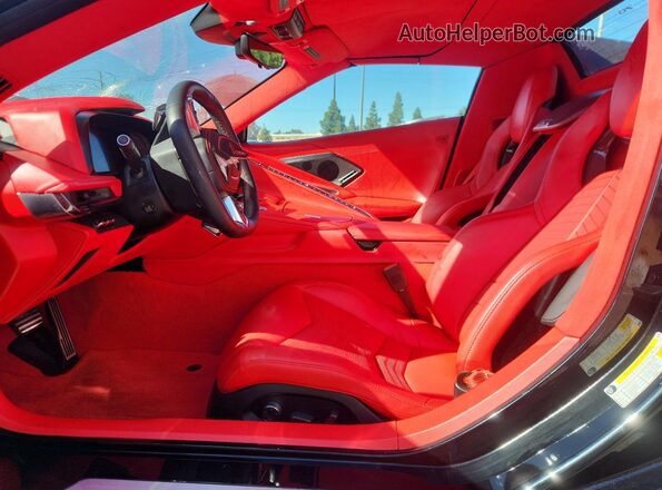1G1YC3D41P5101286 2023 CHEVROLET CORVETTE Black Vista interior delantera