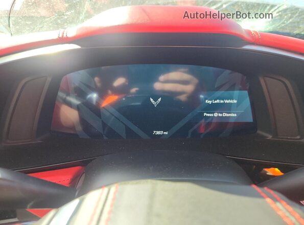 1G1YC3D41P5101286 2023 CHEVROLET CORVETTE Black Vista del cuadro de instrumentos