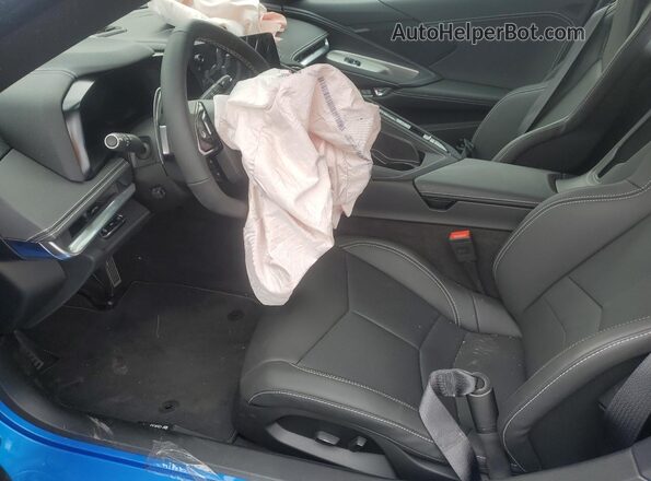 1G1YK2D4XR5501007 2024 CHEVROLET CORVETTE Синий Вид салона спереди