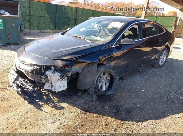 1G1ZB5ST3NF182926 2022 CHEVROLET MALIBU Black წინა მარცხენა ხედი სამი მეოთხედიდან