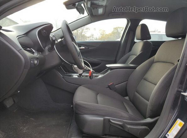 1G1ZB5ST9NF183868 2022 CHEVROLET MALIBU Charcoal Вид салону спереду