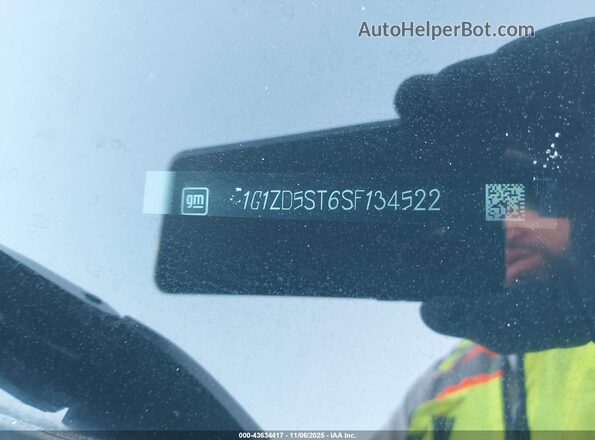 1G1ZD5ST6SF134522 2025 CHEVROLET MALIBU Gray Вид підкапотного простору