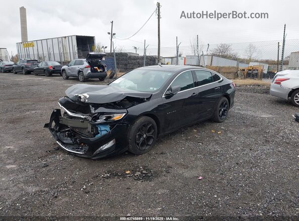 1G1ZD5ST8NF157384 2022 CHEVROLET MALIBU Black Առջևի ձախ երեք քառորդ տեսարան